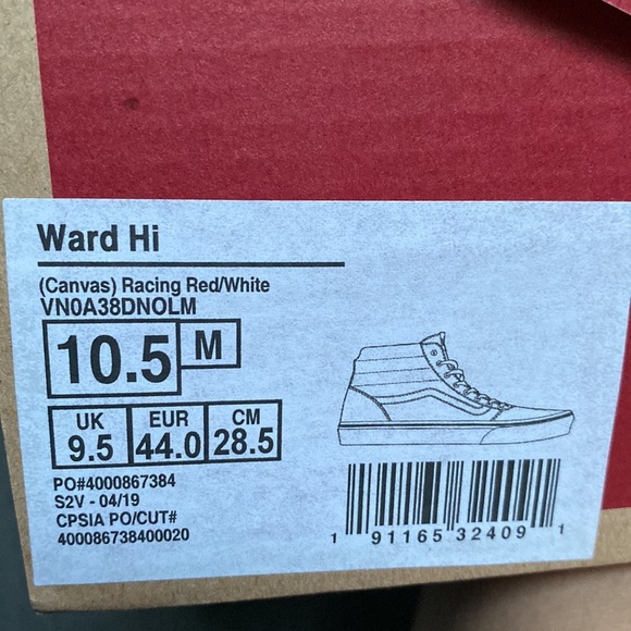 Vans® Ward Hi Men's Skate Shoes - Picture 2 of 3